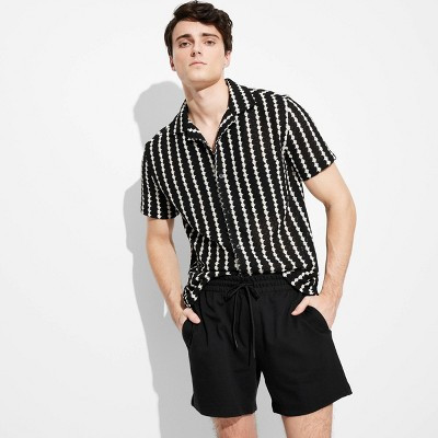 Men's 6" Knit Shorts - Original Use™ Black L: Cotton Blend, Recycled Polyester, Drawstring Waist, French Terry, Machine Washable | Target