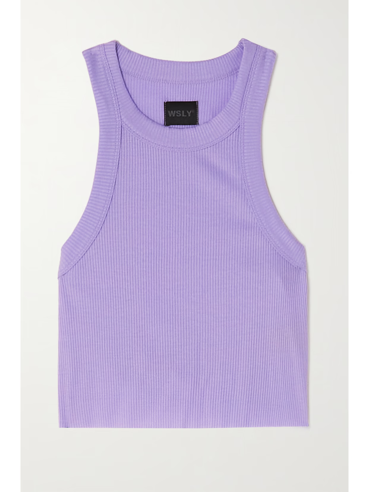 WSLY - The Rivington Ribbed Stretch-tencel Lyocell Tank - Lilac | NET-A-PORTER (UK & EU)