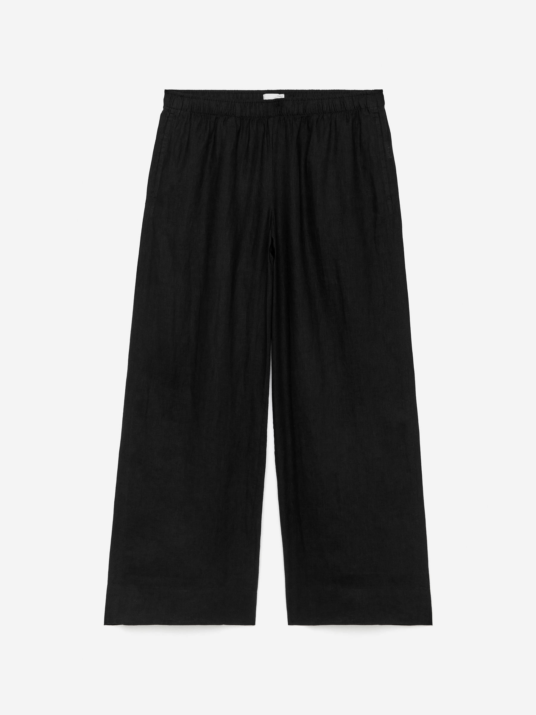 Linen Trousers – Black – Women – ARKET GB | Arket UK