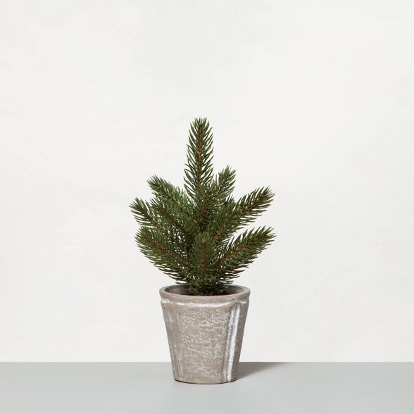 Faux Mini Pine Tree with Planter - Hearth & Hand™ with Magnolia | Target