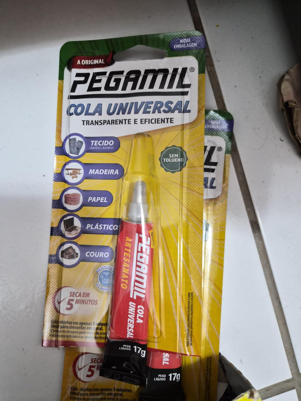 Cola, Pegamil, Para Artesanato, Universal, 17g | Amazon (BR)