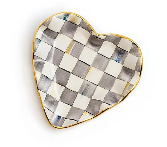 MacKenzie-Childs Ceramic Heart Plate - QVC.com | QVC