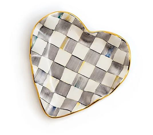 MacKenzie-Childs Ceramic Heart Plate - QVC.com | QVC