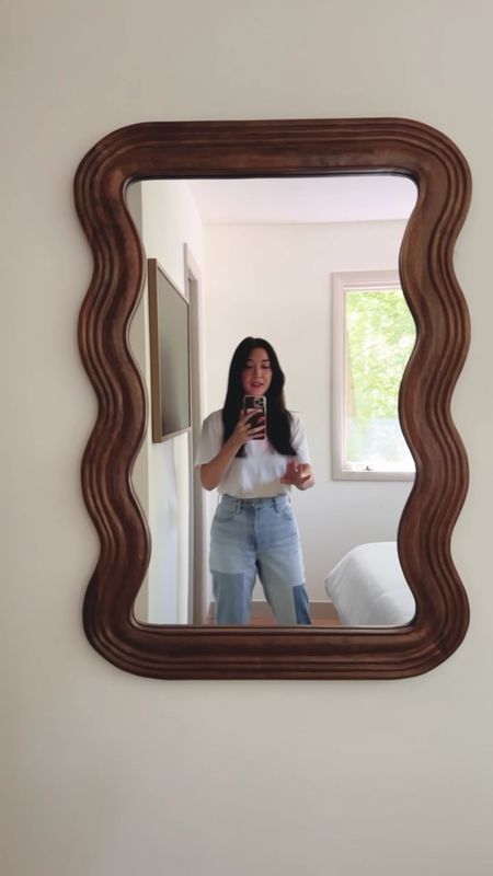 Can’t get over how much I love this mirror with a walnut frame

#LTKHome #LTKVideo