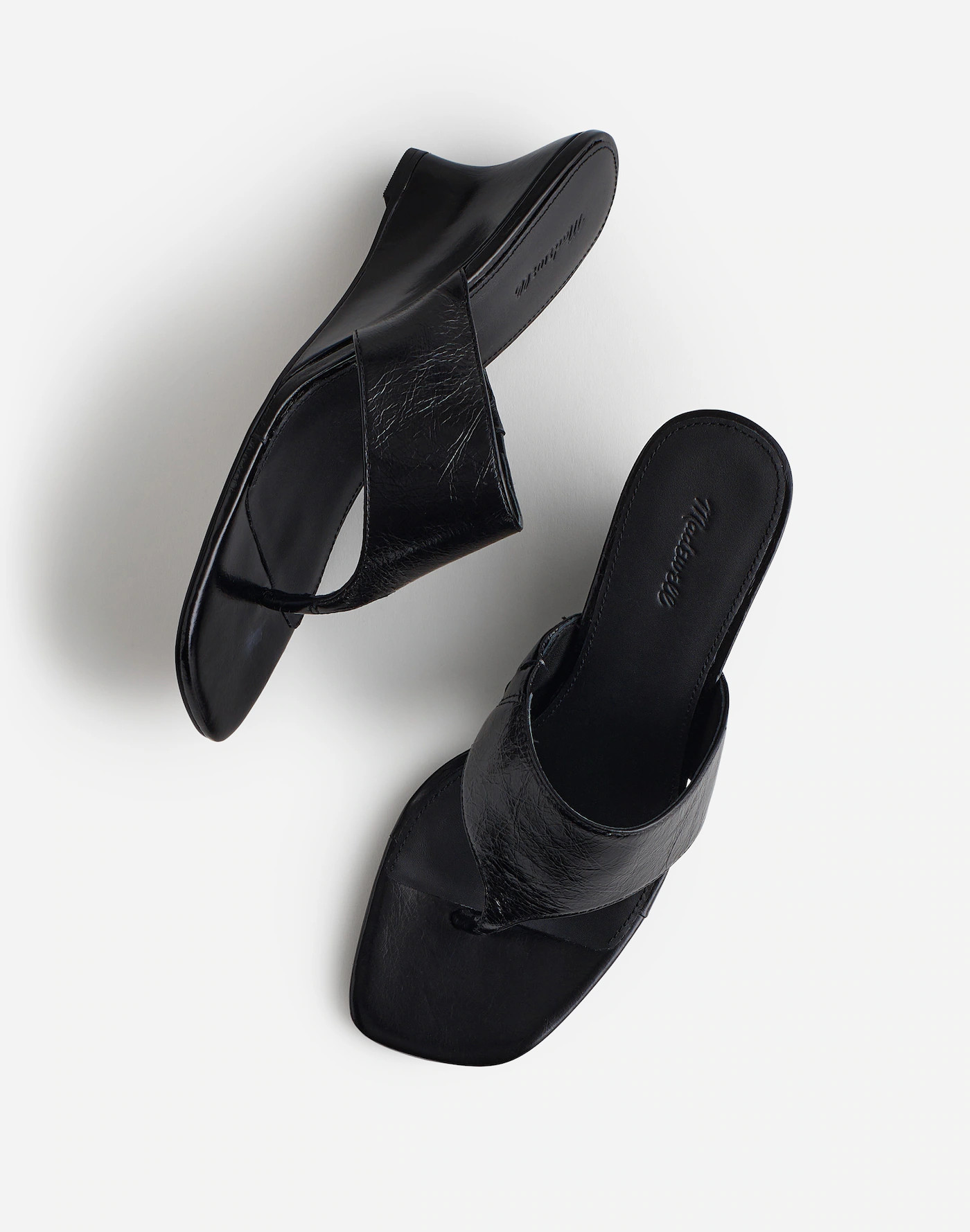 The Deanna Thong Wedge Sandal | Madewell