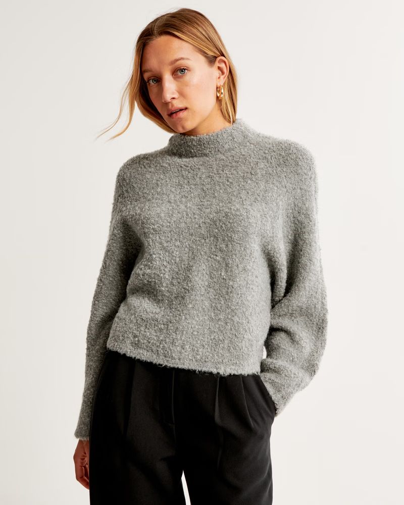 Women's Mockneck Dolman Sweater | Women's New Arrivals | Abercrombie.com | Abercrombie & Fitch (US)