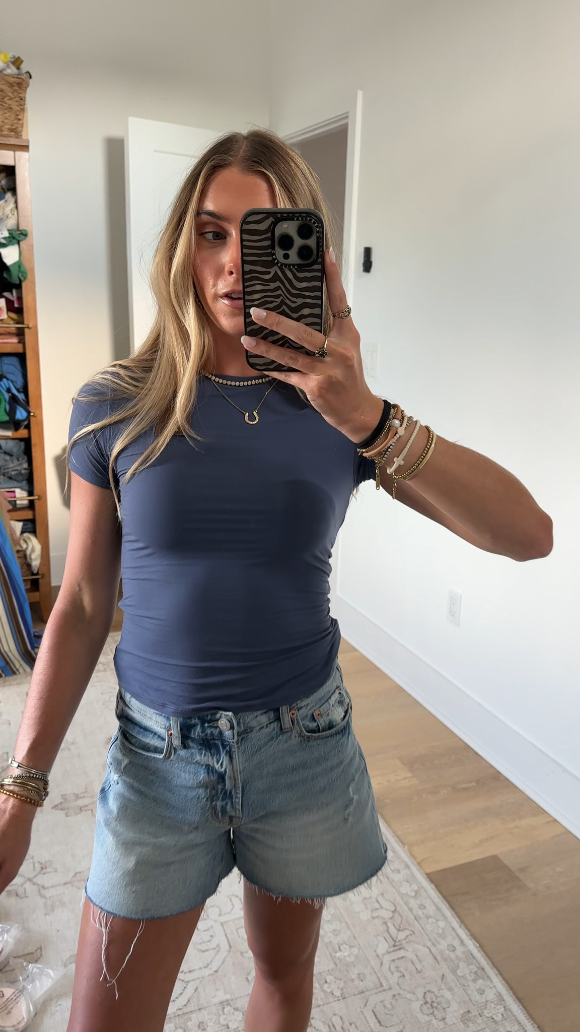 Amazon size XS INLYRIC Women's Inbarely Ultra Short Sleeve Tops Crew Neck Double Lined Going Out Slim Fit T Shirts Summer Basic Tees

#LTKootd #LTKSeasonal #LTKSaleAlert