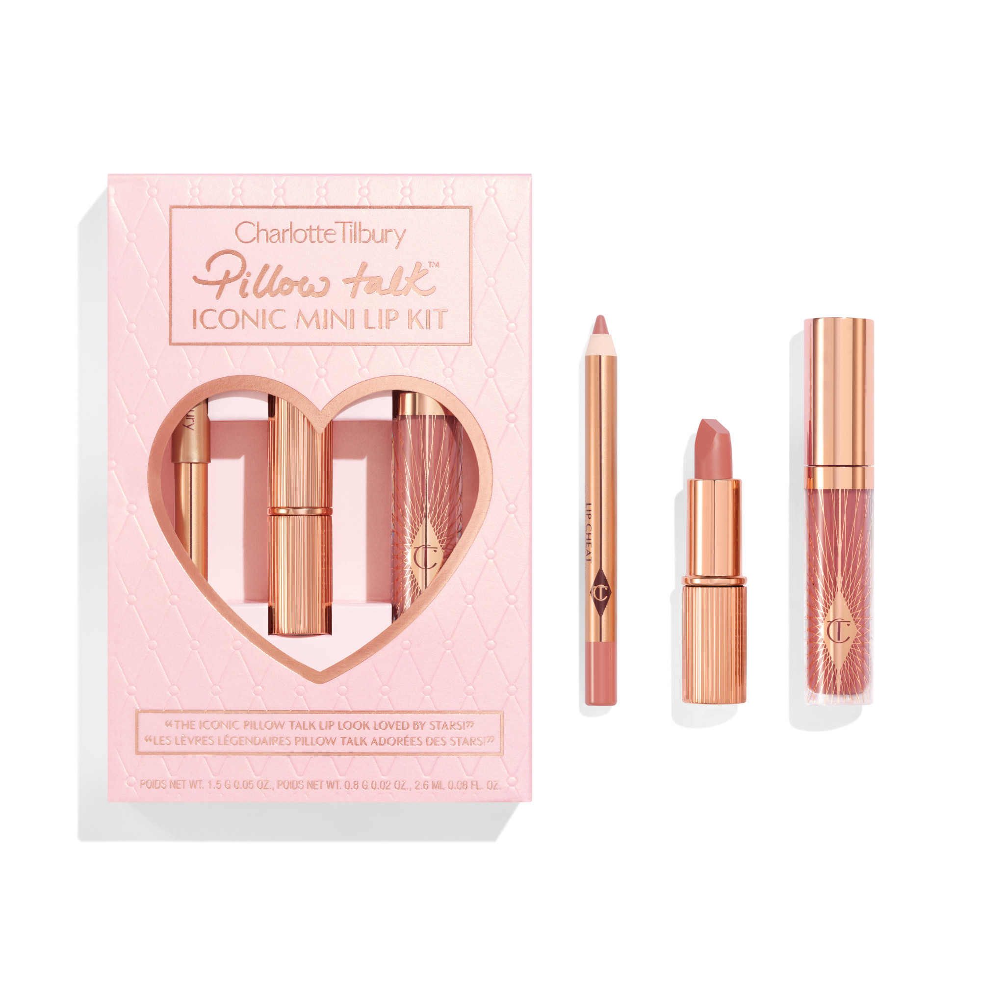 PILLOW TALK ICONIC MINI LIP KIT | Charlotte Tilbury (UK) 