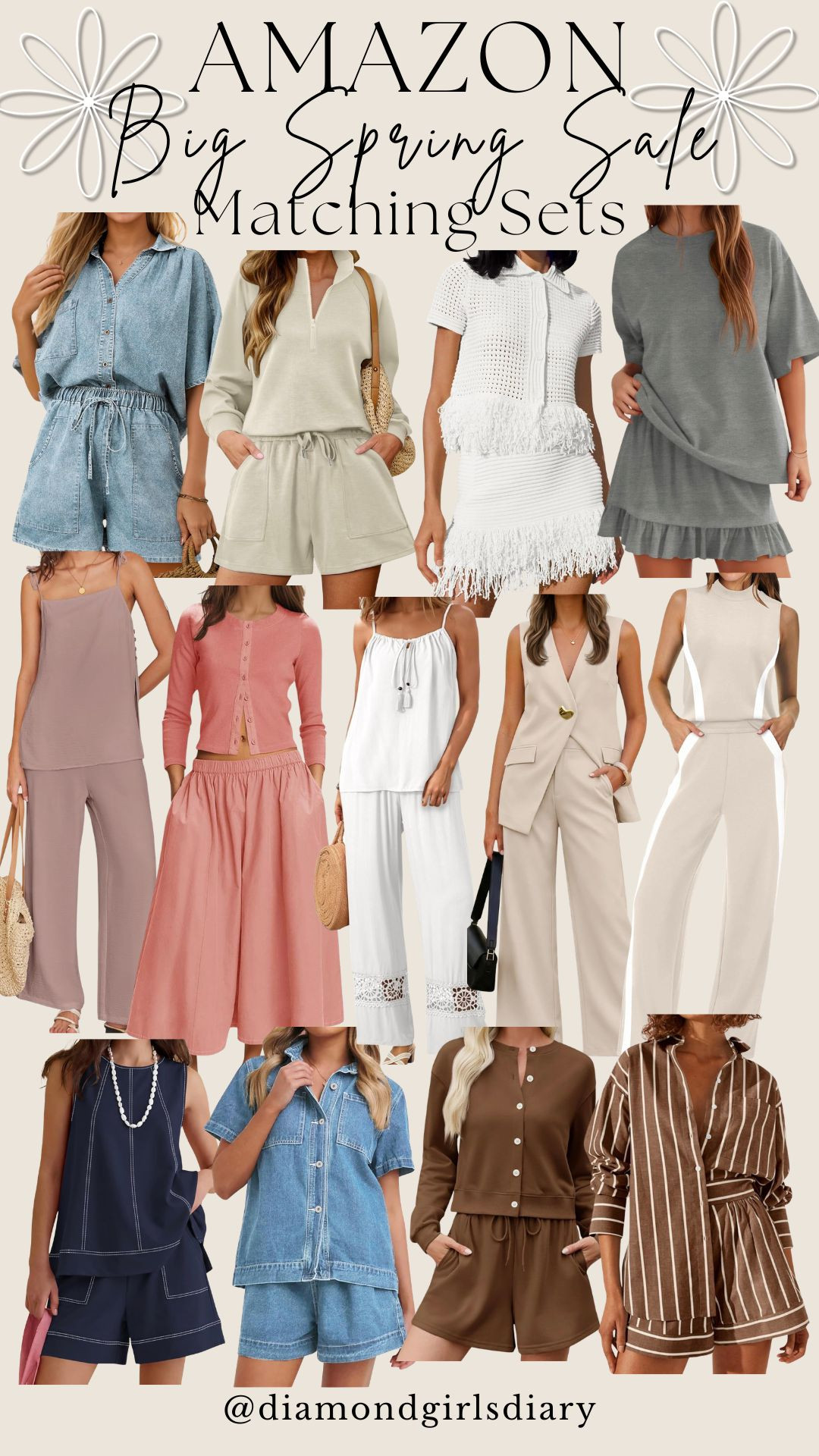 Matching sets for spring are on sale now during the Amazon Big Spring Sale  

 #LTKSaleAlert