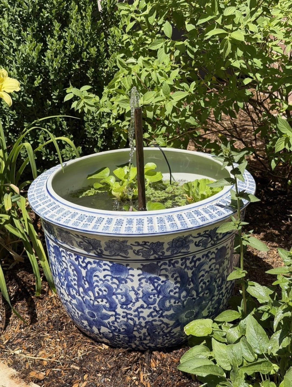 This little fountain has become one of my favorite DIYs in the garden 💙 I used a simple solar kit and a bowl I already had, and I love how it turned out! ⛲️

#LTKSaleAlert #LTKSeasonal #LTKHome