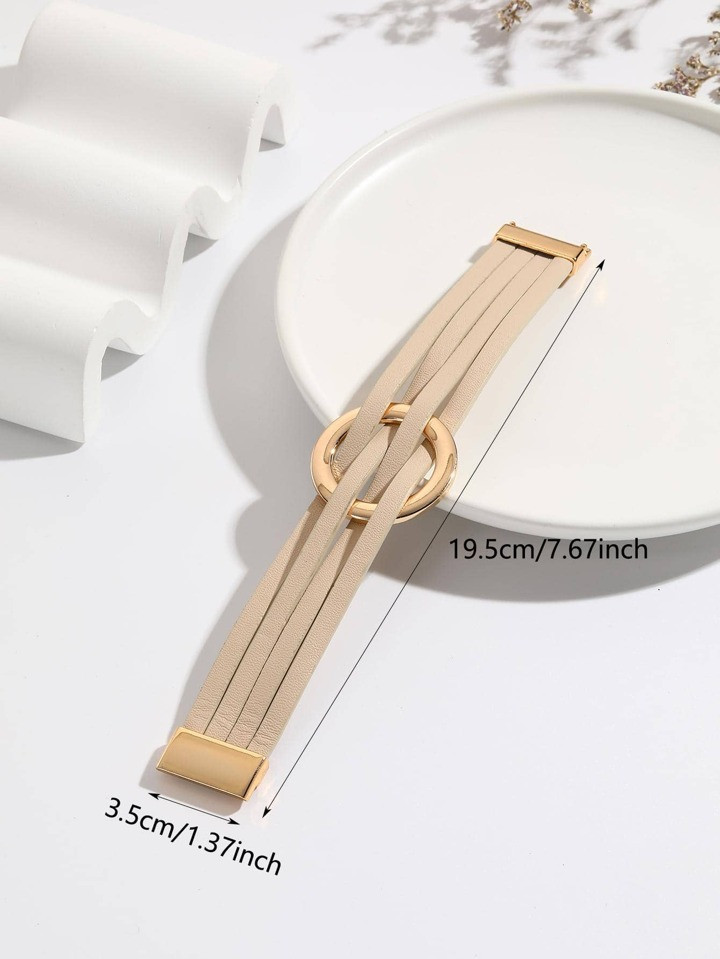 1pc Fashionable Round Decor String Bracelet For Women For Daily Decoration | SHEIN