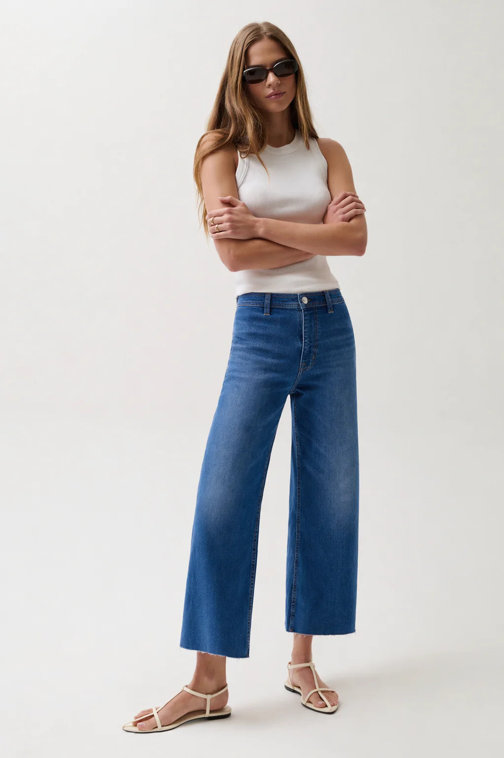 Penny High Rise Wide Leg - Rooftop | Pistola Denim