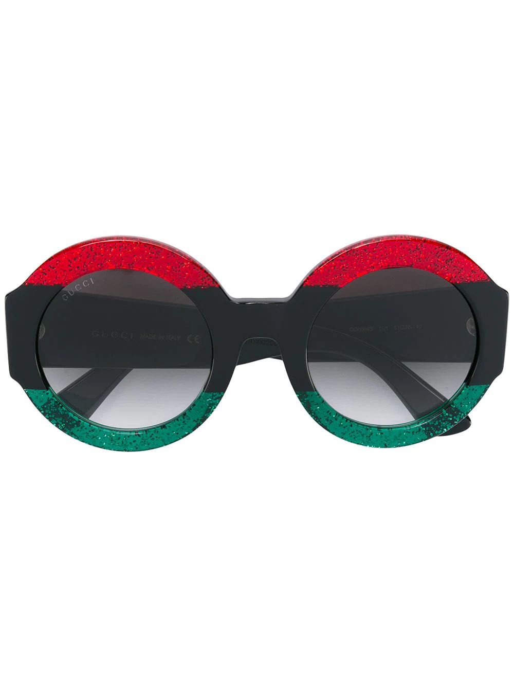 Gucci Eyewear round frame sunglasses - Red | FarFetch US