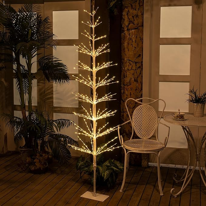 LIGHTSHARE 6FT 325L Lighted Starlit Tree, Warm White, for Home, Festival, Party, and Christmas De... | Amazon (US)