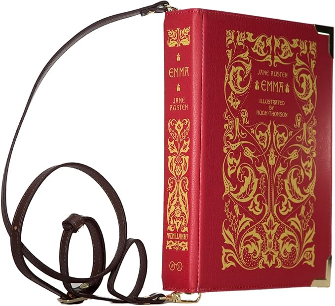 Well Read Co Crossbody Purse Handbag for Book Lovers - Emma, Vegan Leather, Large | Amazon (US)