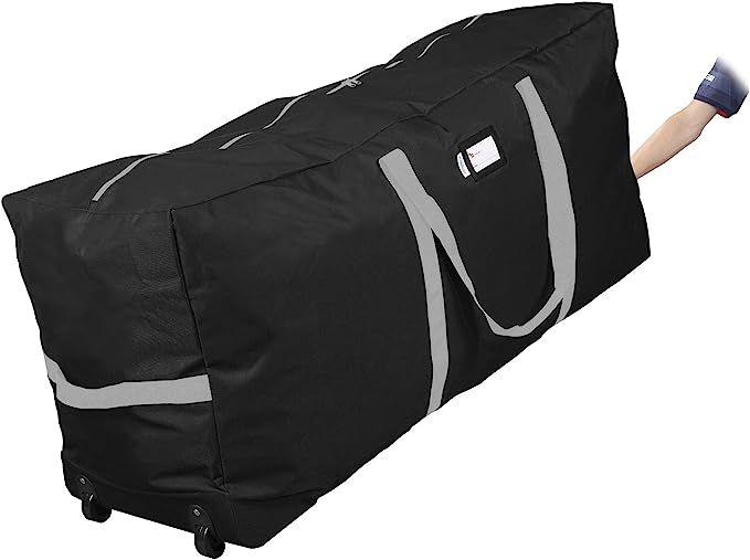 Primode Christmas Rolling Tree Storage Bag, Fits Up to 7.5 Ft. Tall Disassembled Holiday Trees, 2... | Amazon (US)