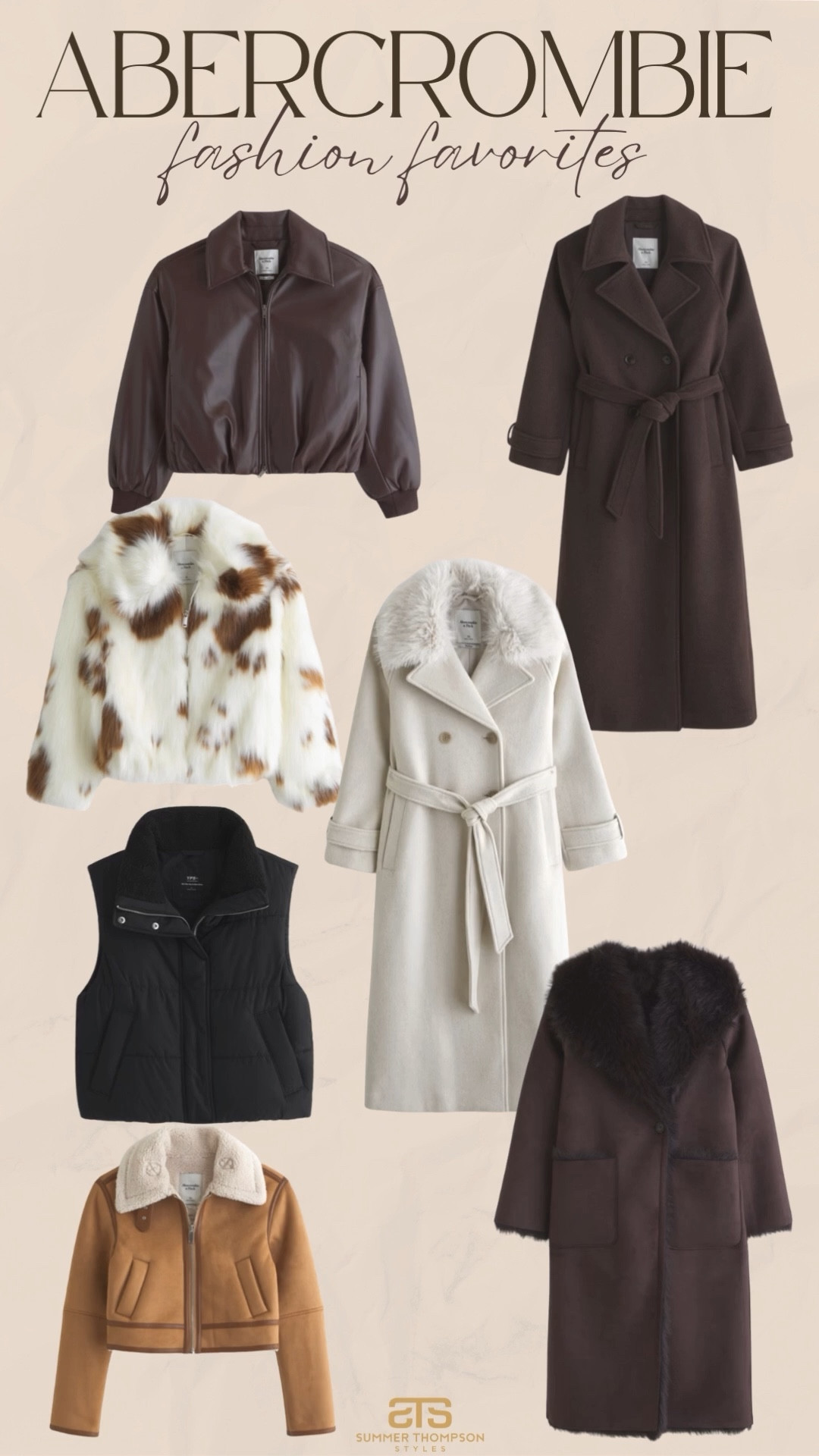 Abercrombie fashion favorites on sale! 

Bomber jacket. Outerwear. Coat. Faux fur. Fall fashion. Fall style. Cyber week. Black Friday. Trending. Best sellers  

#LTKFindsUnder100 #LTKFindsUnder50 #LTKCyberWeek