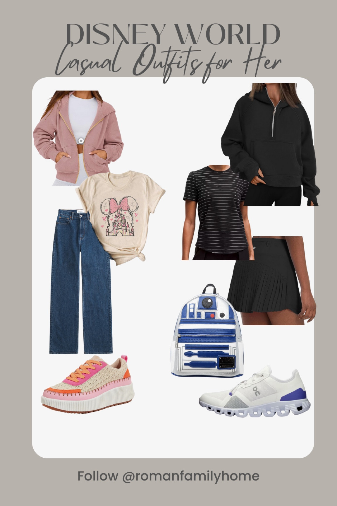 Disney outfits for Her in the fall or spring!