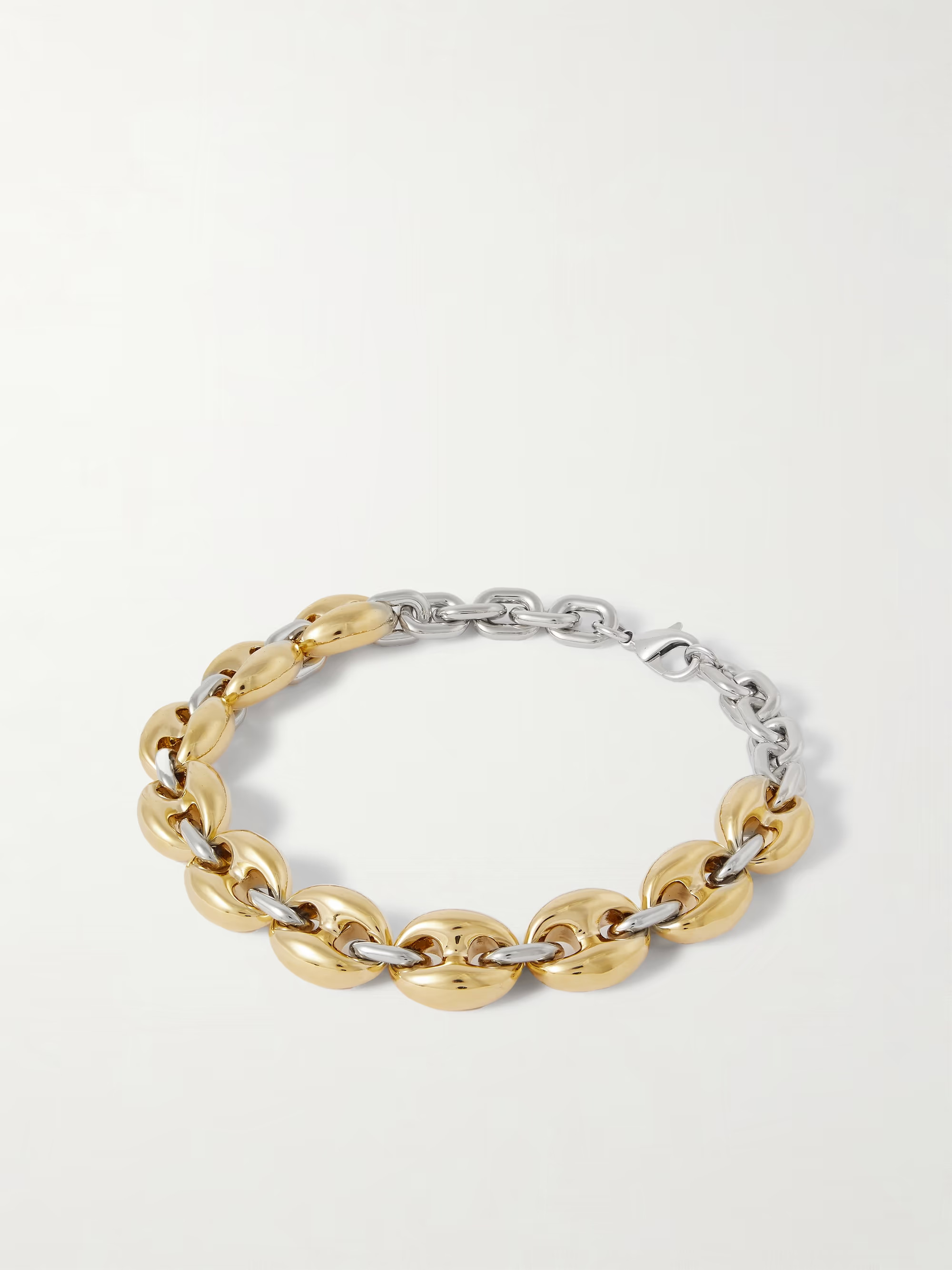 X Eight silver and gold-tone necklace | NET-A-PORTER (US)