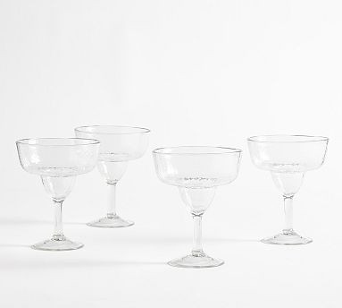 Hammered Outdoor Margarita Glasses | Pottery Barn (US)