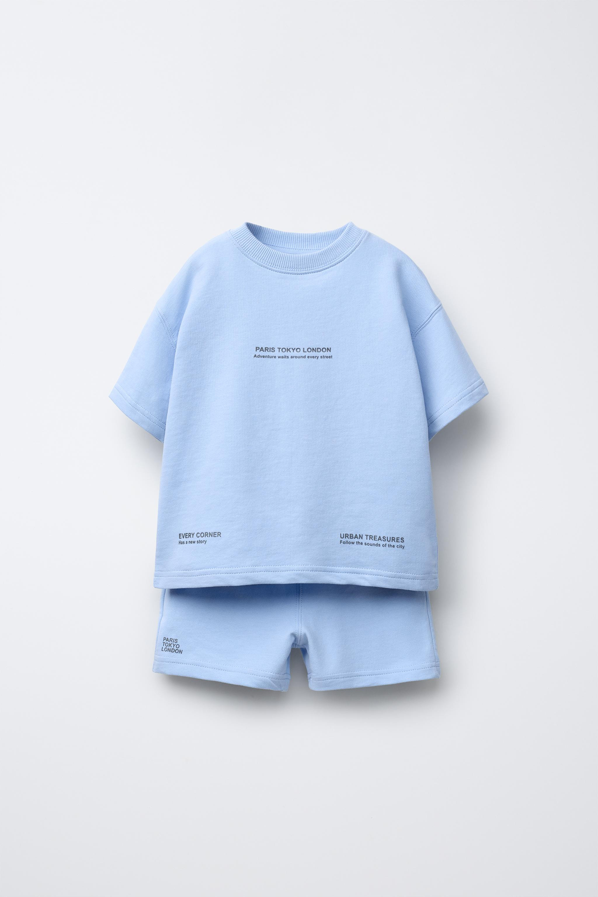TEXT JOGGER SET WITH SHORTS | Zara US