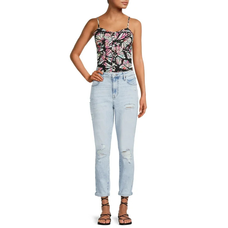 No Boundaries Juniors' Mom Jeans | Walmart (US)