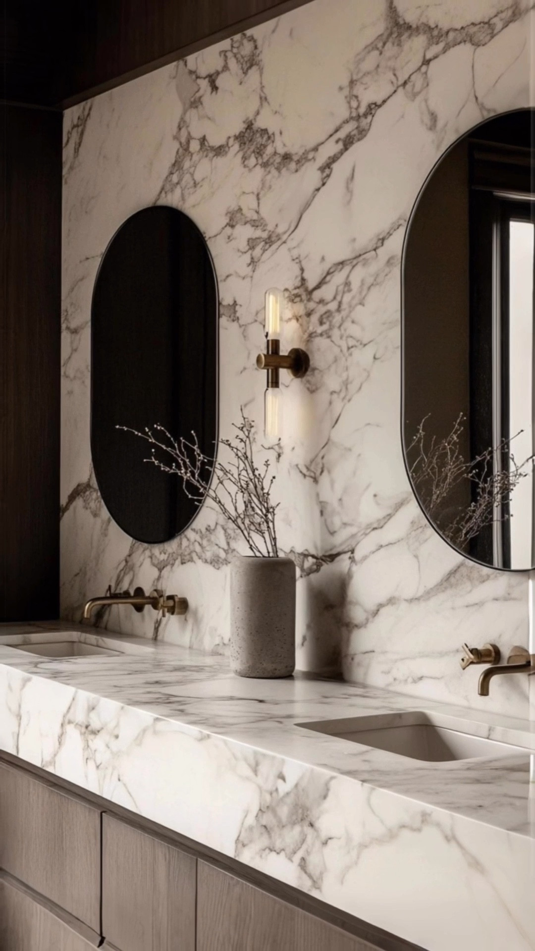 Primary bathroom inspiration 🤌🏼 modern, yet timeless, warm & inviting. 

#LTKHome #LTKWatchNow