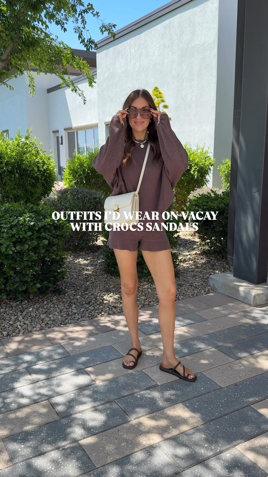 Vacay outfits with Crocs! I got my true size 7 & I also linked some other super cute spring sandal styles! 