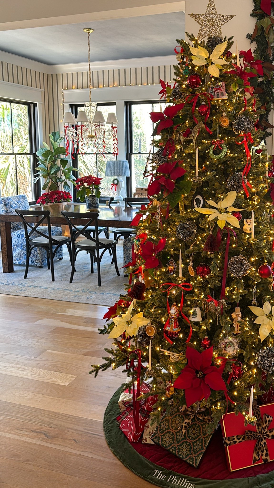LOVING the addition of these clip-on real candles & propagation vases on our Christmas tree this year! The fresh poinsettia blooms are just so gorgeous! 

#LTKHoliday #LTKHome #LTKFindsUnder50