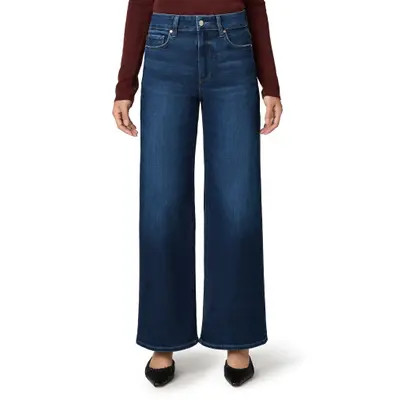 PAIGE Anessa High Waist Wide Leg Petite Jeans in Cambre at Nordstrom, Size 28 | Nordstrom