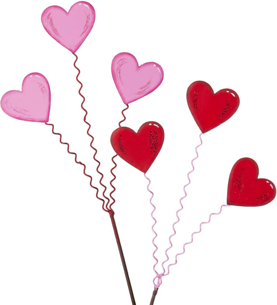 The Round Top Collection - Three Heart Stake Pair, Set of 2 - Metal | Amazon (US)