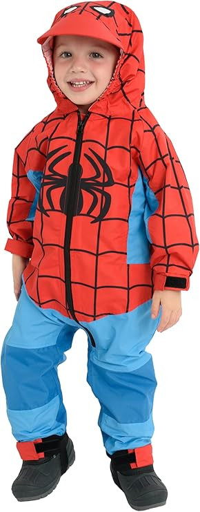 Kids Toddler Rain Suit - Muddy Buddy Waterproof Coverall One Piece Weather Resistant Baby Jacket | Amazon (US)