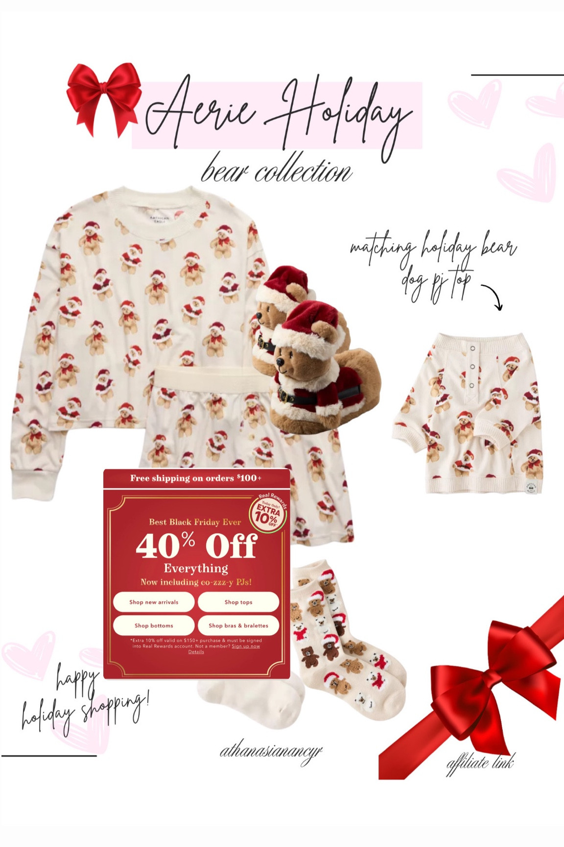 Aerie 40% off sale 

#LTKGiftGuide #LTKHoliday #LTKCyberWeek