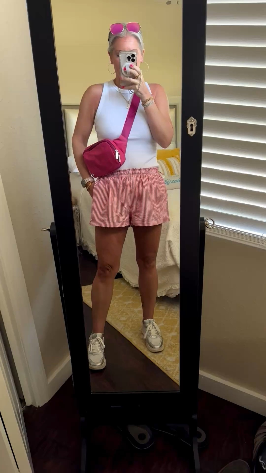 Bungee shorts back instock! 

#LTKootd #LTKOver40