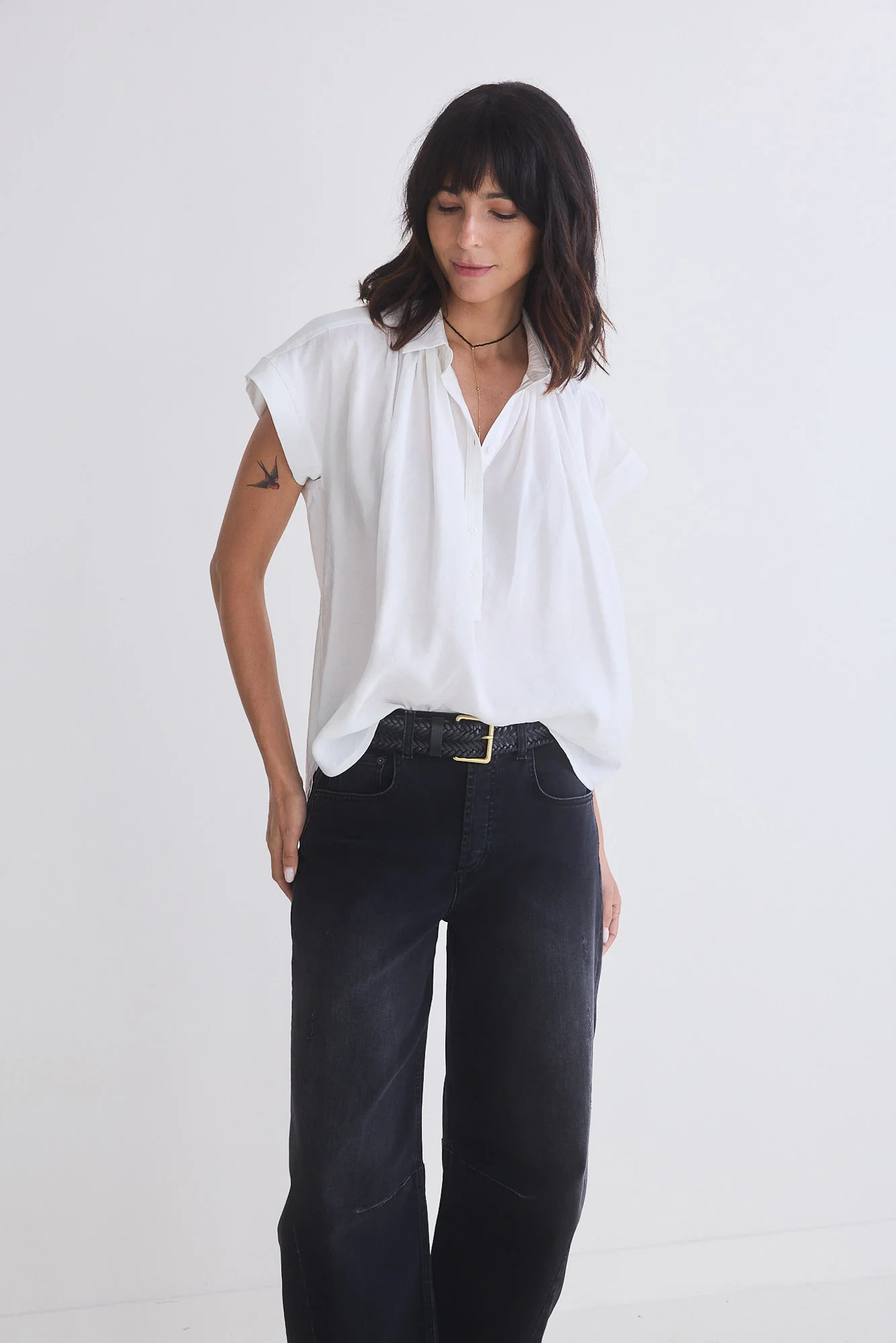 The Nonchalant Oversized Voile Blouse | Ruti