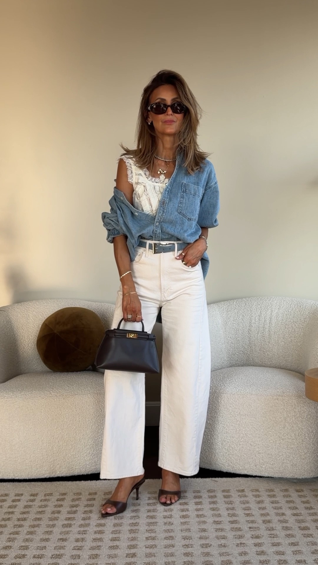 The one piece I’d pack for every summer trip. 💙

If I only had room for one layering piece, it’d be an oversized denim shirt every single time. 

Hardest working piece in my closet right now!! It works over dresses, with white denim, as a beach cover-up, layered with knitwear, and even makes travel outfits look cool.

First oversized, wearing small 
Comment DENIM and I’ll send you links to all five outfits. ✨

#LTKootd #LTKgrwm #LTKSeasonal