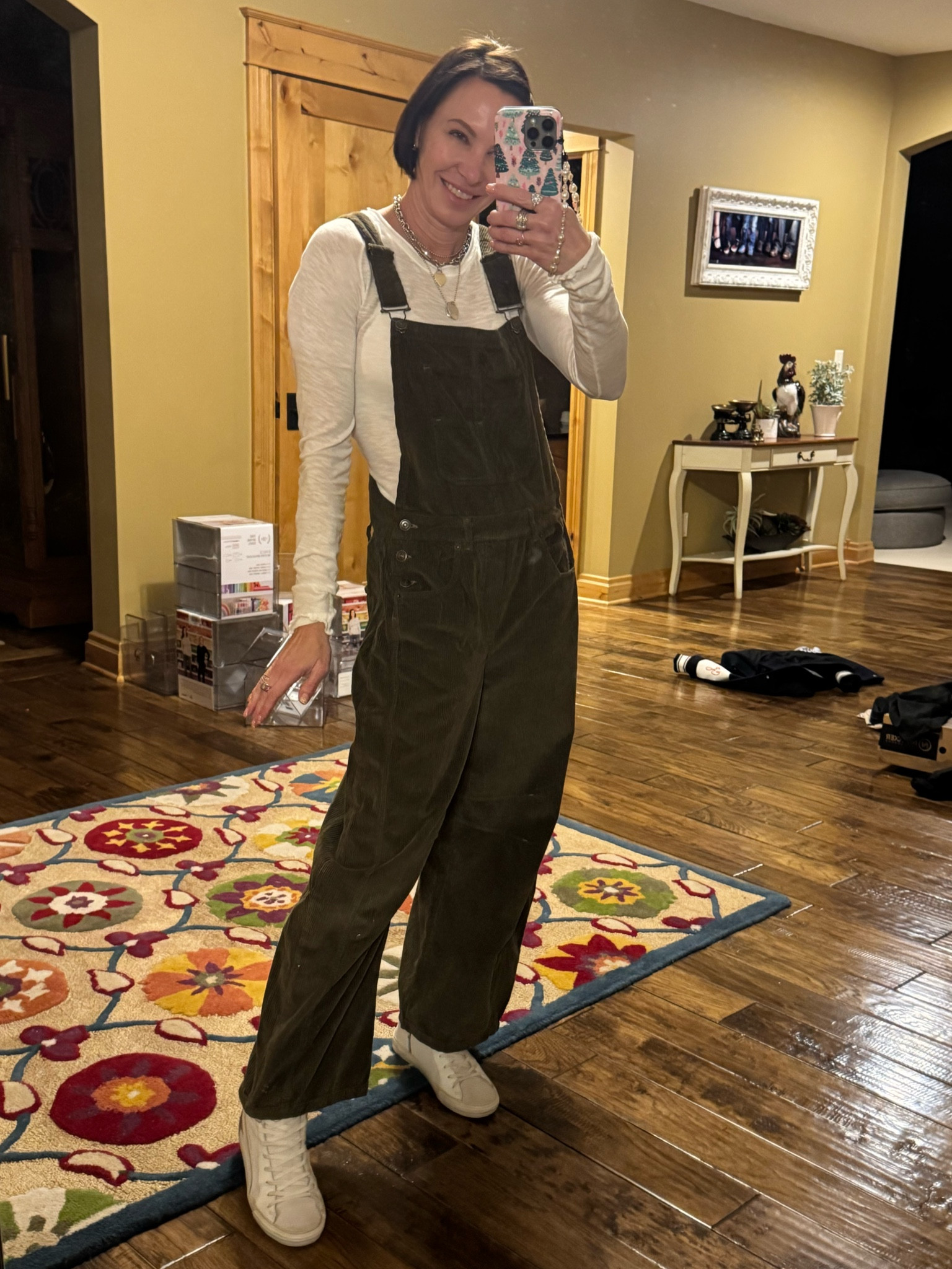 The perfect fall outfit! Free people, overalls, free people, shirts, golden goose sneakers. 

#LTKStyleTip #LTKSeasonal #LTKShoeCrush