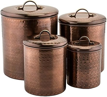 Old Dutch Canister (Set of 4), 4 quart/2 quart/1½ quart/1 quart, Antique Copper | Amazon (US)