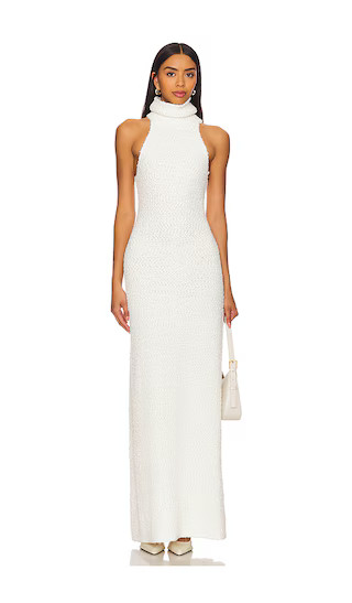 Evan Maxi Knit Dress in Winter White | Revolve Clothing (Global)