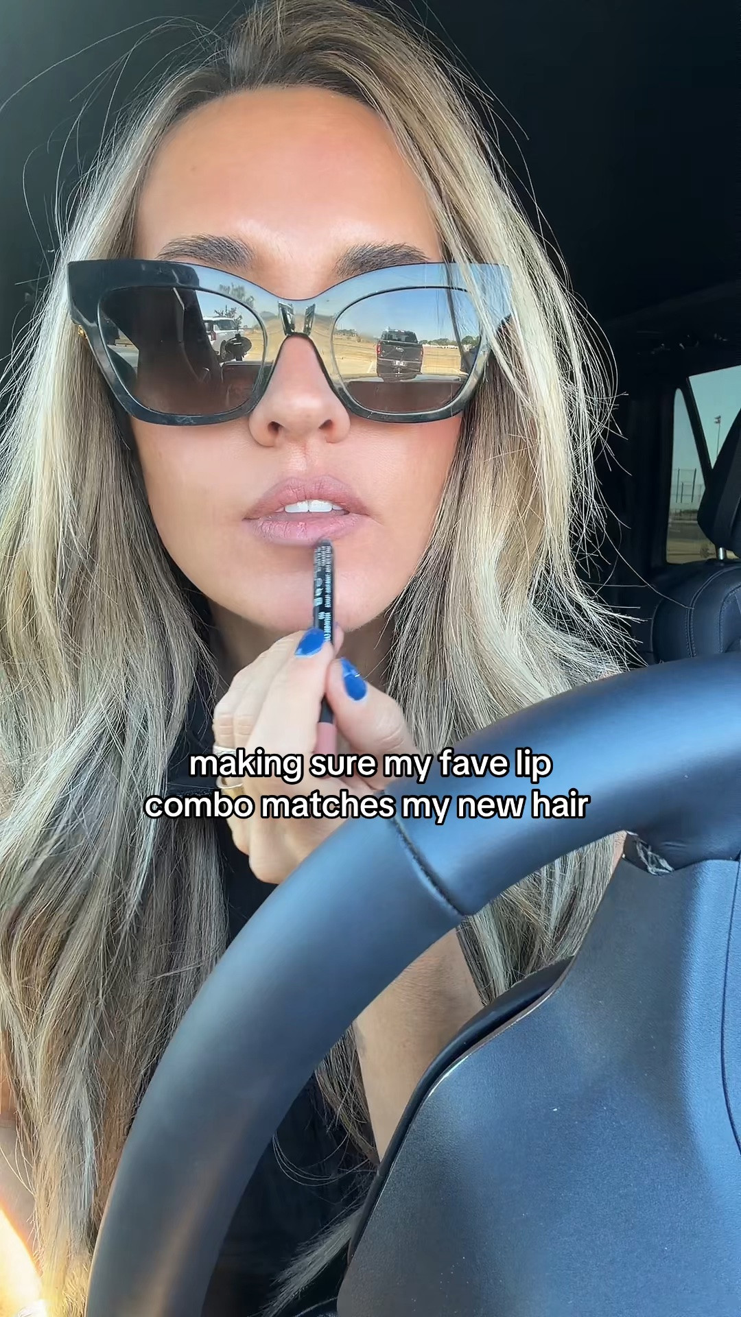 Makeup forever lip liner in wherever walnut
Pillow talk lipstick
George gloss