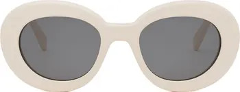 Triomphe 53mm Round Sunglasses | Nordstrom
