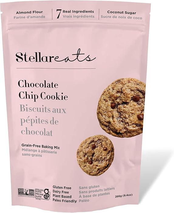 Stellar Eats Grain-Free Cookie Mix | Almond Flour-Based, Gluten-Free, Dairy-Free, Paleo-Friendly ... | Amazon (CA)