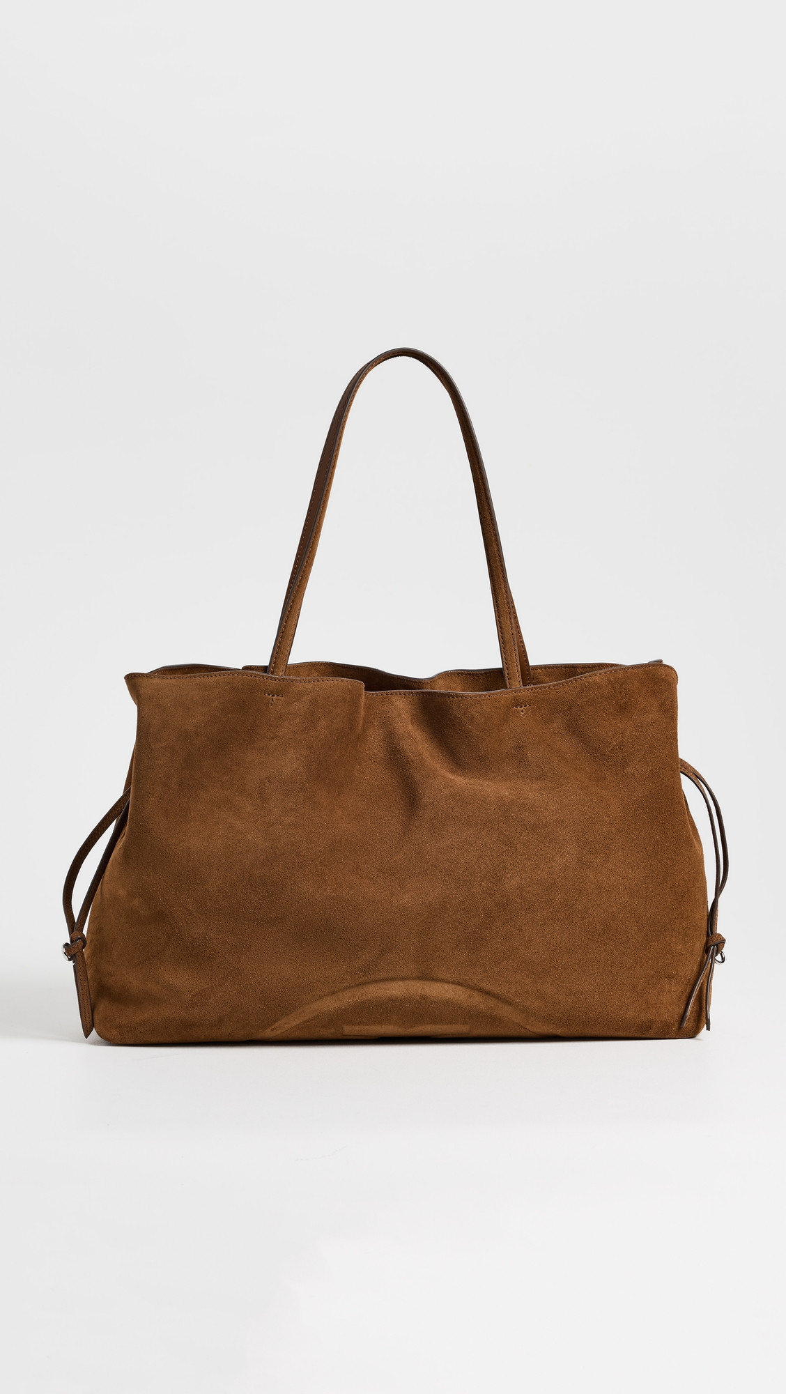 Tory Burch Ella Suede Drawstring Tote Caramel One Size | Shopbop