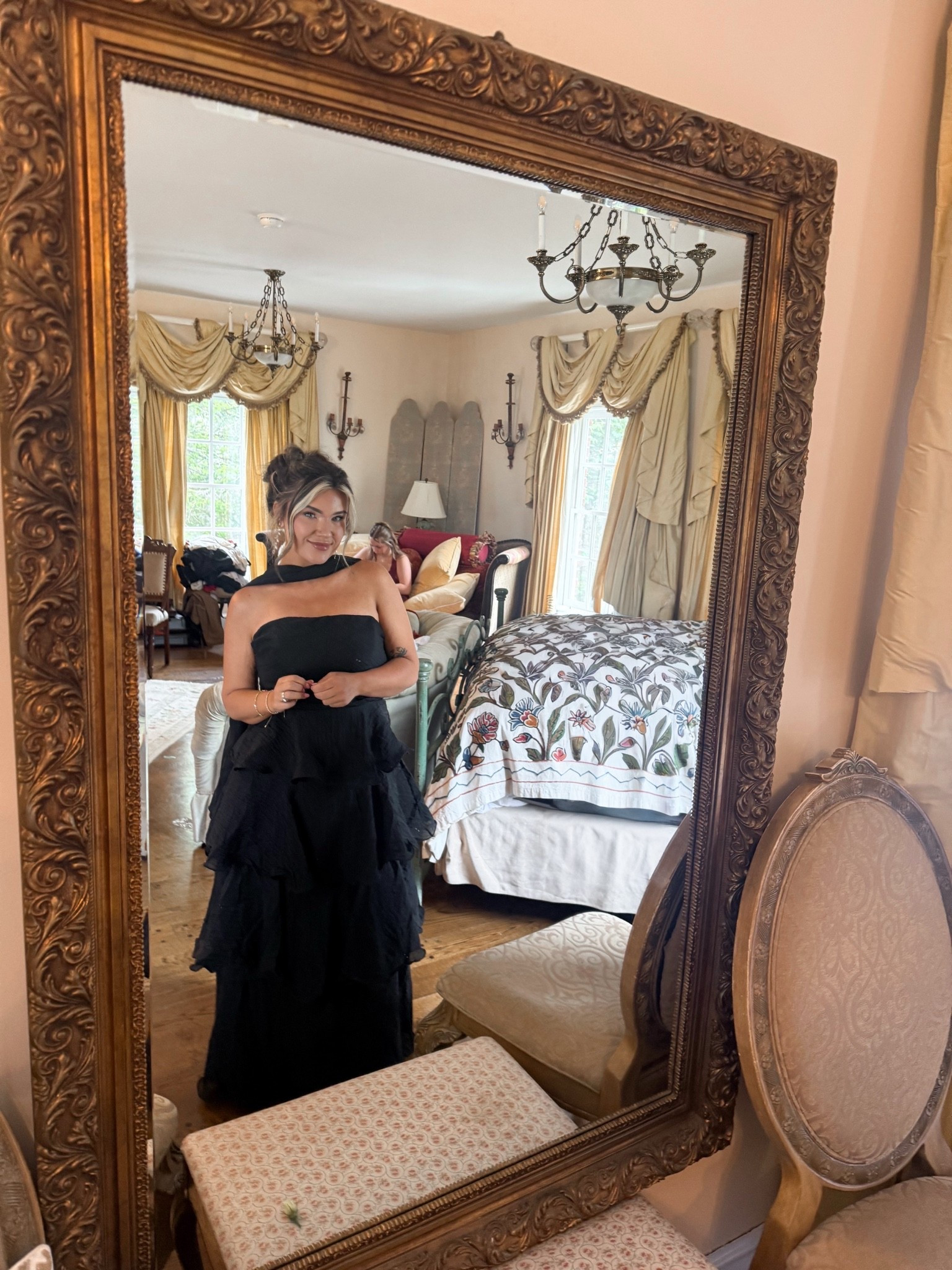 Sooo in love with this dress! I sized up due to the reviews of the top being tighter on your chest - ordered an XL but probably could have sized down to a large!

#LTKootd #LTKWedding #LTKMidsize