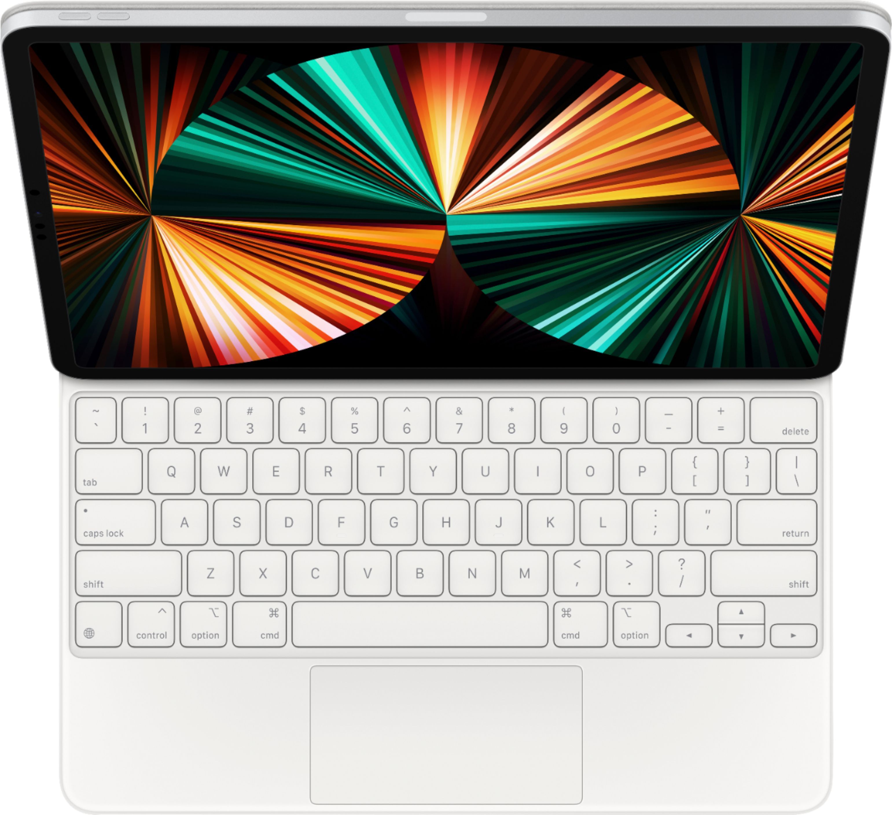 Apple Magic Keyboard for 12.9-inch iPad Pro (3rd, 4th, or 5th Generation) White MJQL3LL/A - Best ... | Best Buy U.S.