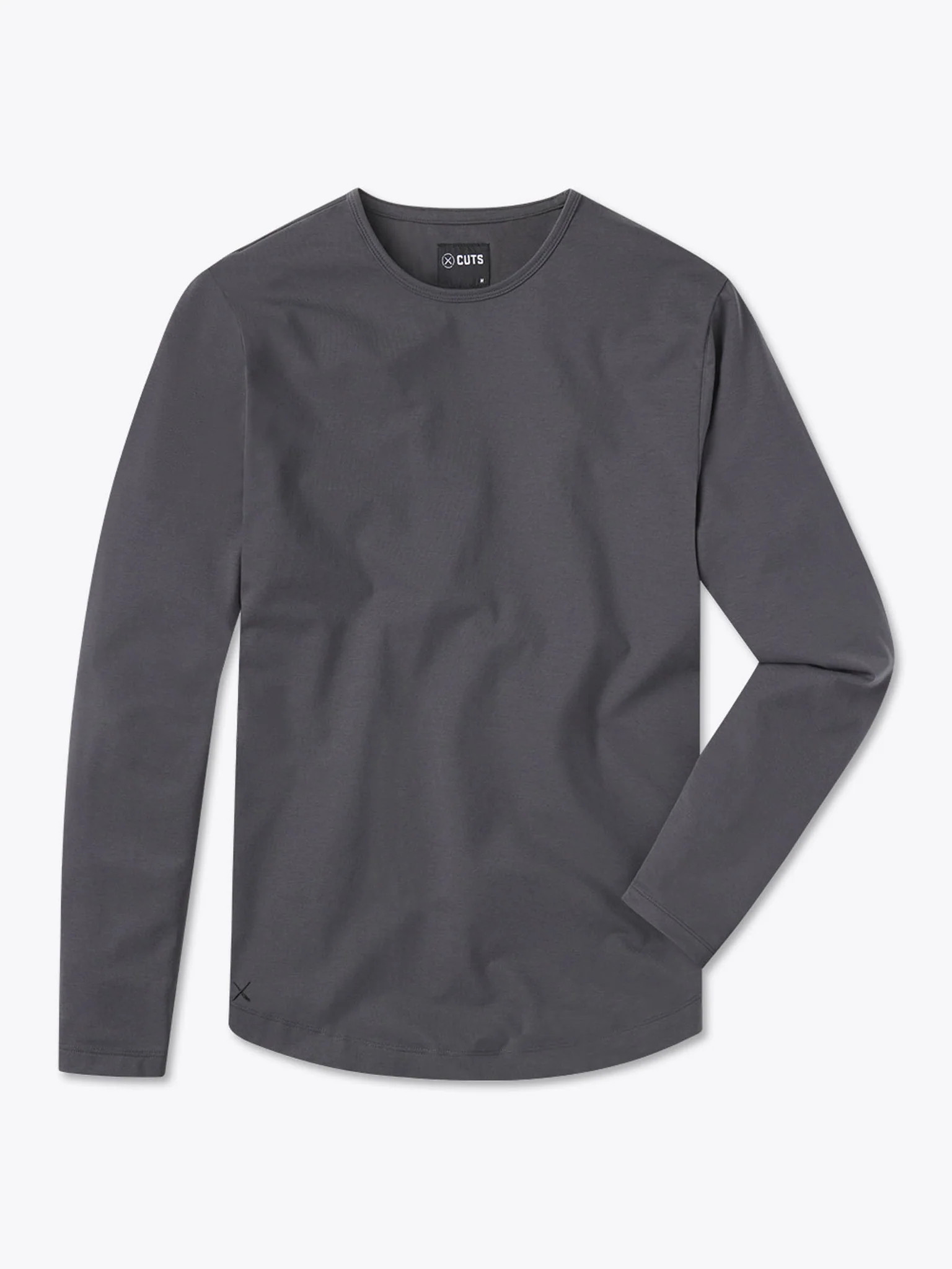 AO Long Sleeve Curve-Hem Tee | Cuts Clothing