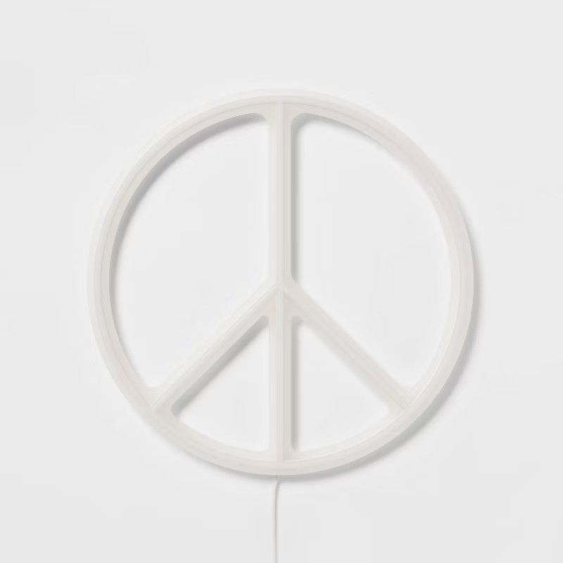 Peace Neon Wall Decor - Pillowfort™ | Target