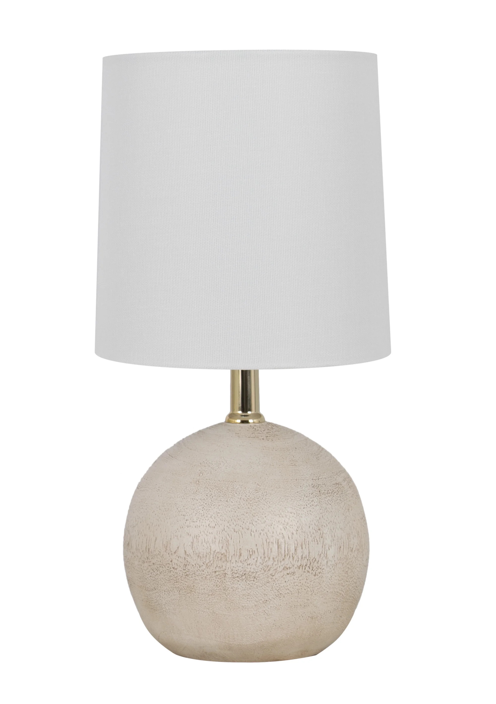Mainstays 12.75 inch Height White Ball Table Lamp | Walmart (US)