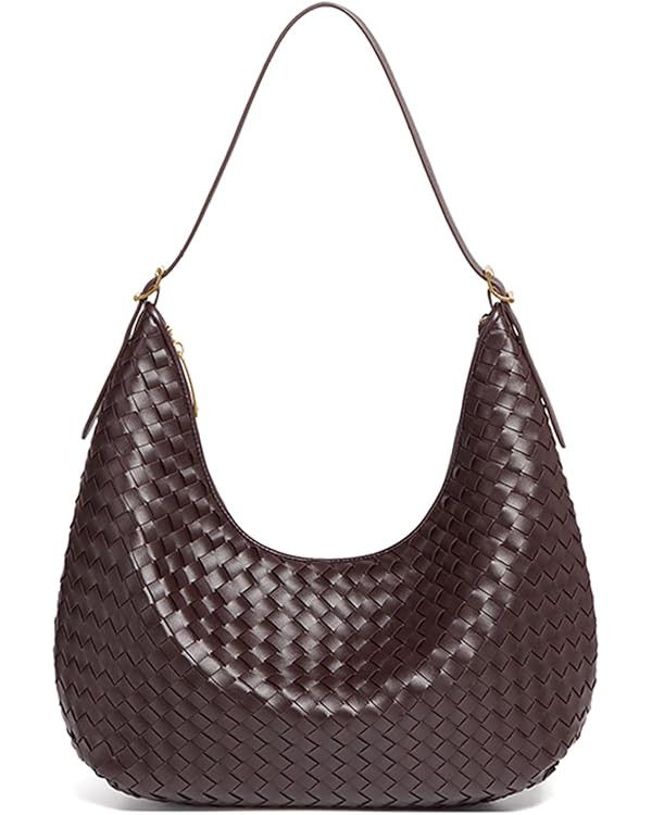 Shoulder Handbags Shoulder Bag for Women Totes Woven Vegan Leather Bag Hand Bag Working Lightweig... | Amazon (US)