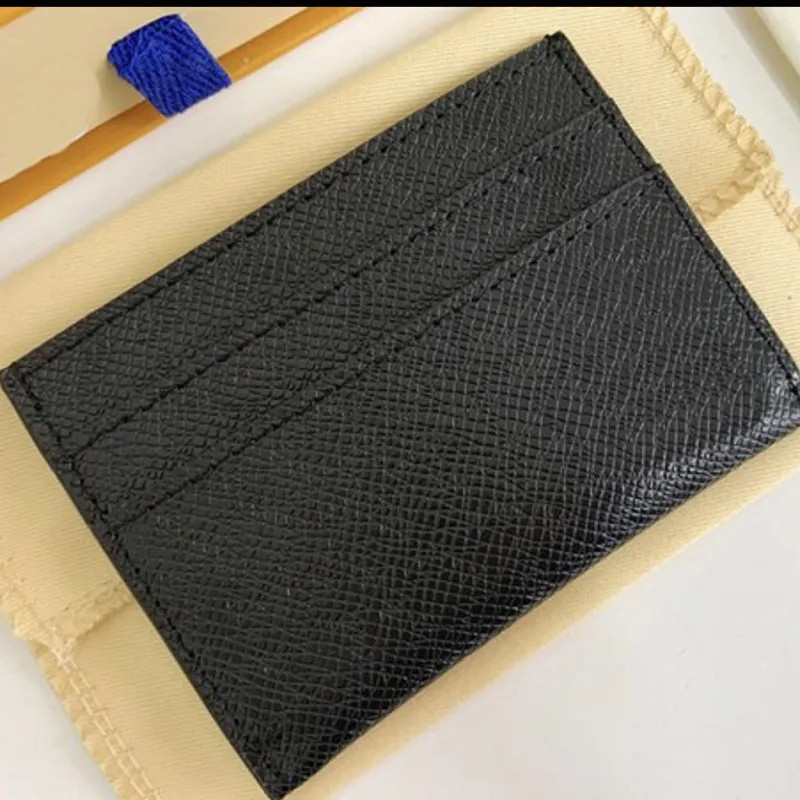 Fashion Card Holders Coated Canvas Unisex Style Card Case With Genuine Leather Trim Sold with box | DHGate